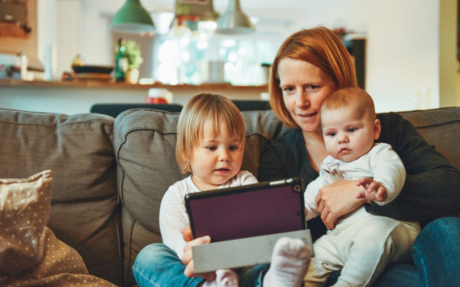 Mother with young children at home — getting your foundation in place